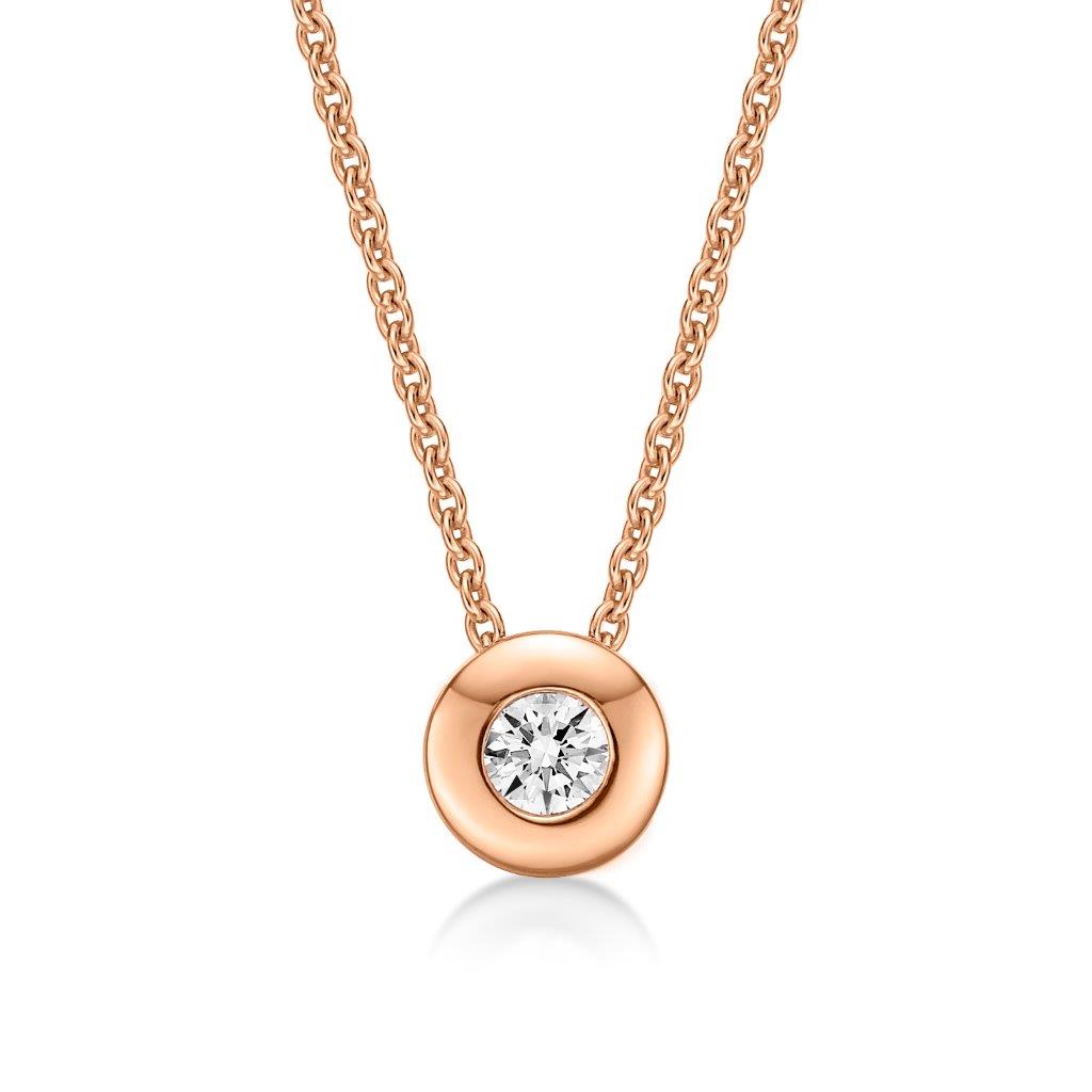 Rose Gold Slider Pendant