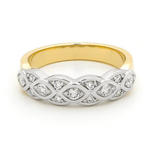Load image into Gallery viewer, Two Tone Weave Ring
