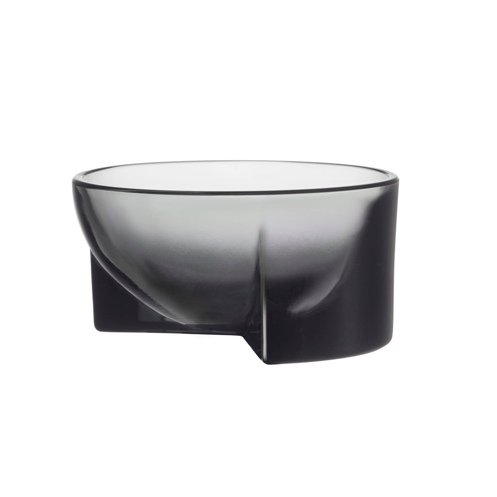 Kuru Glass Bowl in Grey