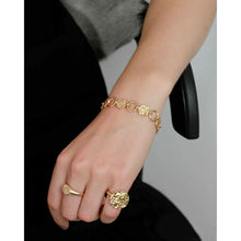 Load image into Gallery viewer, Gold Plated Amber Bracelet
