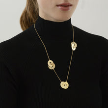 Load image into Gallery viewer, Vanity Double Coin Necklace
