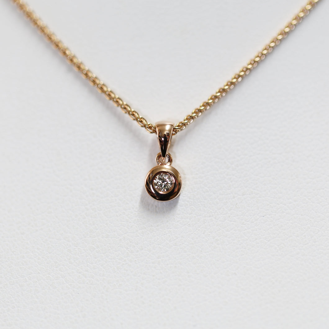 Rose Gold 'Belle' Pendant