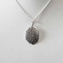 Load image into Gallery viewer, Oval Swirl Pendant
