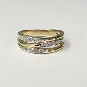 Triple Band Diamond Ring