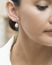 Load image into Gallery viewer, Yellow Gold and Mabe Drop Earrings
