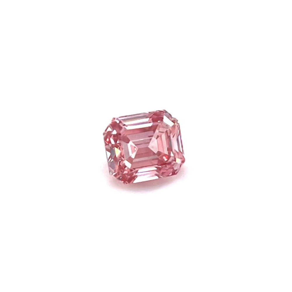 'The Matilda' Emerald-Cut Australian Pink Argyle Diamond