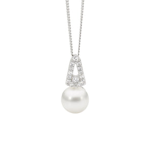 Sterling Silver and Freshwater Pearl Pendant