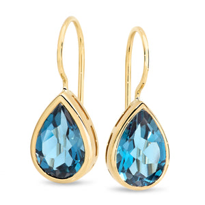 Blue Topaz Earrings