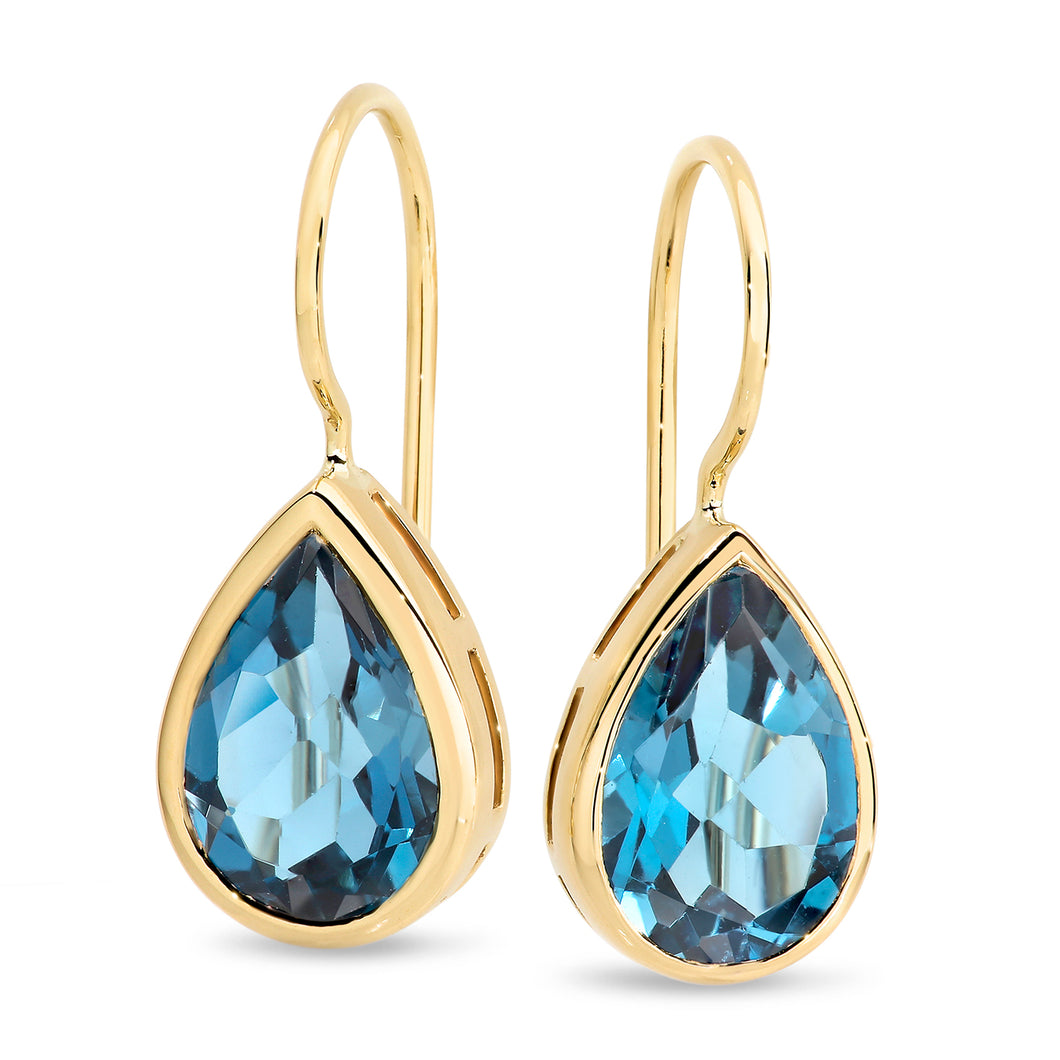 Blue Topaz Earrings