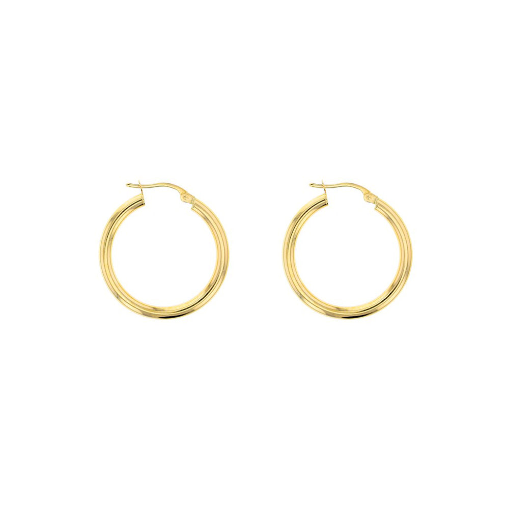 Yellow Gold Hoop Earrings
