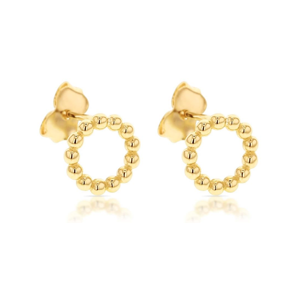 Yellow Gold 'Trixie' Earrings