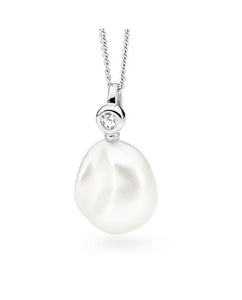 Keshi Pearl Pendant