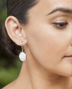 Biwa Pearl Earrings