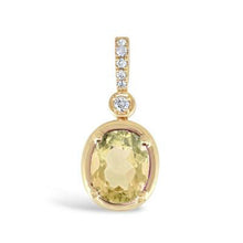 Load image into Gallery viewer, Yellow Gold and Citrine Pendant
