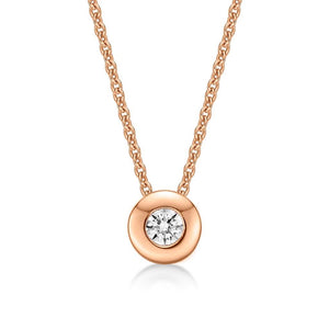 Rose Gold Slider Pendant