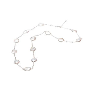Sterling Silver and Keshi Pearl Necklace